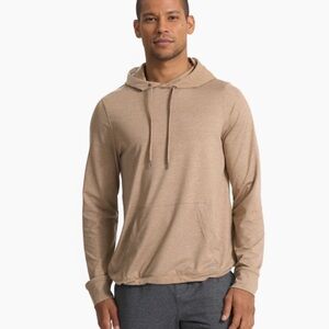 Vuori Men’s Sunday Element Pullover Hoodie In Heathered Camel Style V264 Size M